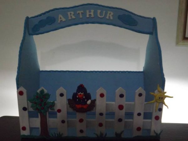 Porta Fraldas "Galinha Pintadinha"